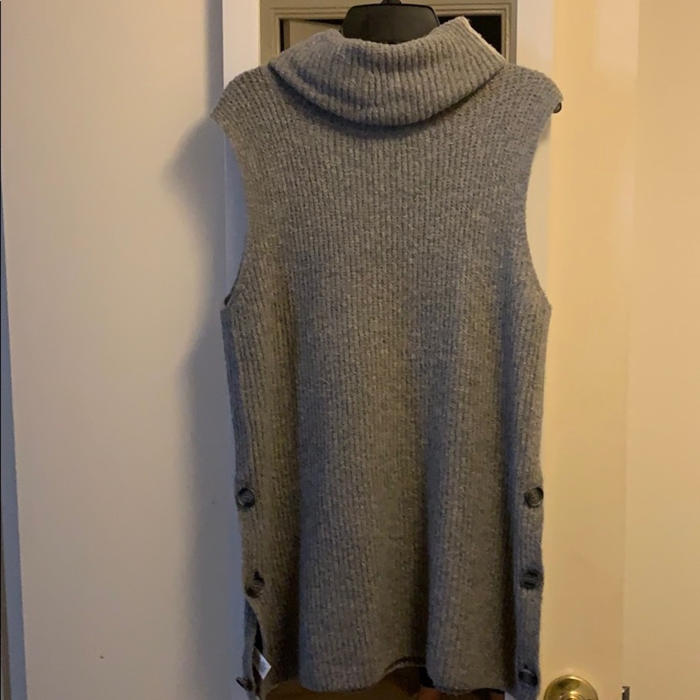 Loft Side Button Sweater Tunic - Picture 6 of 8